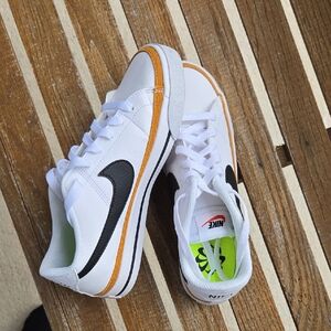 Nike Court Legacy Womens White and Black Sneakers